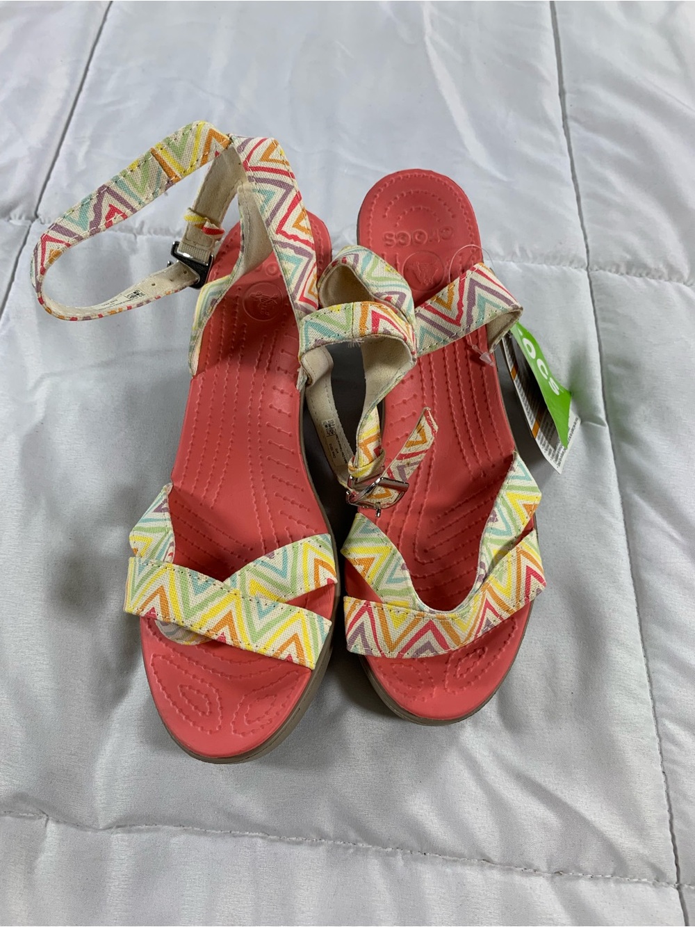 New with tags CROCS wedge heels womens size 10